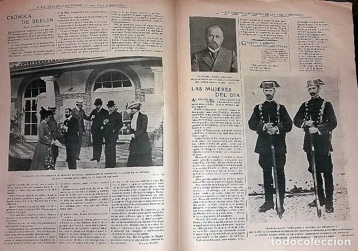 Collection Magazines and Newspapers: N&ordm; 379 ABC 25 ENERO 1906. DUQUE ALMODOVAR CONFERENCIA ALGECIRAS. GRAL CASTRO VENEZUELA