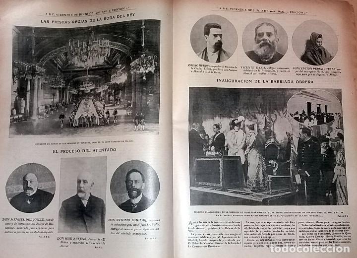 Collection Magazines and Newspapers: N&ordm; 512 ABC 8 JUNIO 1906. BANQUETE PRINCIPES. EL PROCESO DEL ATENTADO. CASAS PARA POBRES