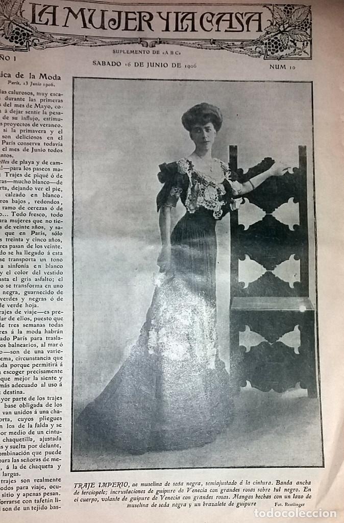 Collection Magazines and Newspapers: N&ordm; 520 ABC 16 JUNIO 1906. MODA MUJER. FARMACEUTICOS. REYES INGLATERRA. SISSOWATCH CAMBOYA