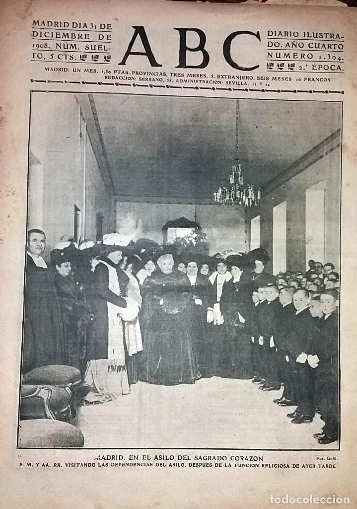 Collection Magazines and Newspapers: N&ordm; 1304 ABC 31 DICIEMBRE 1908. ASILO SAGRADO CORAZON. CARCEL DE MUJERES