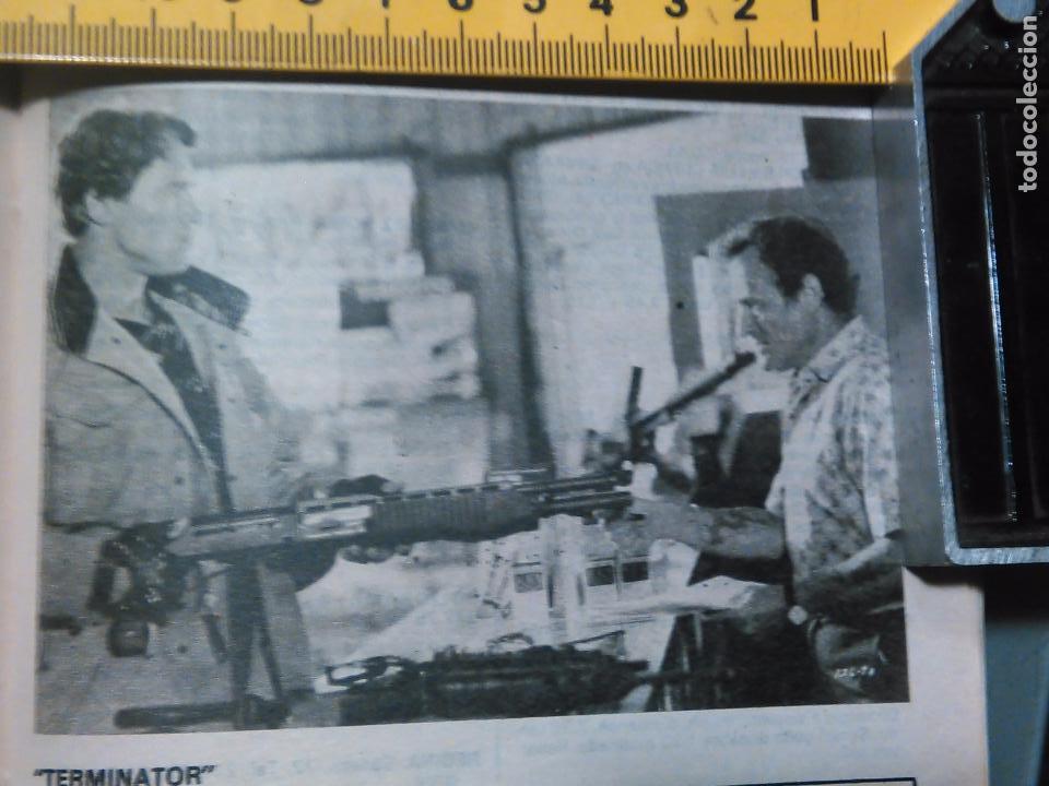 Coleccionismo de Revistas y Peri&oacute;dicos: a&ntilde;os 80 - recorte revista - cine - terminator