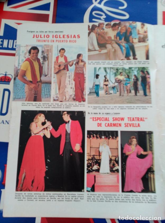 Coleccionismo de Revistas y Peri&oacute;dicos: articulo carmen sevilla julio iglesias en puerto rico