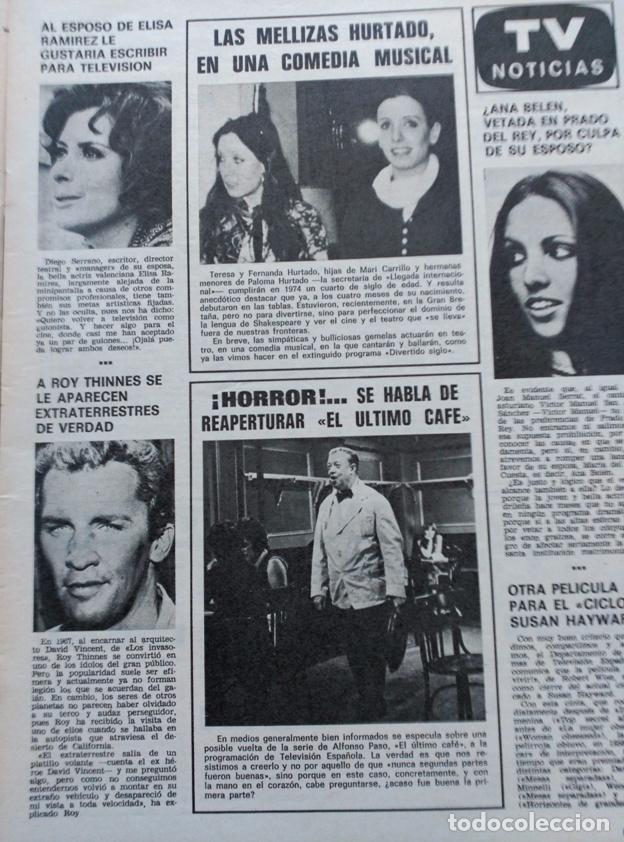 Coleccionismo de revistas y peri&oacute;dicos: recorte ana belen antonio garisa roy thinnes elisa ramirez las hermanas hurtado gemelas