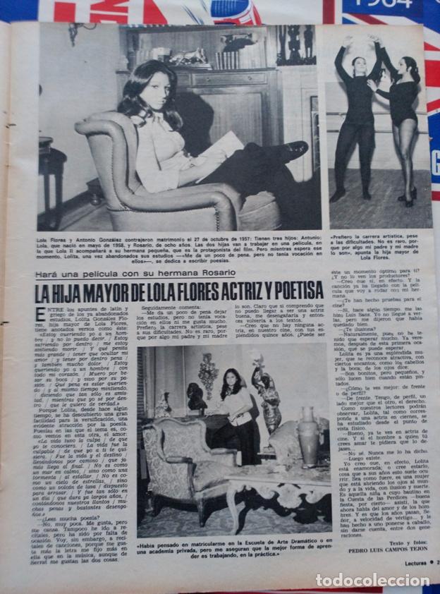 Coleccionismo de revistas y peri&oacute;dicos: recorte lolita lola flores teresa rabal
