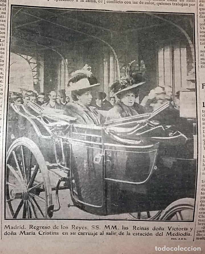 Collection Magazines and Newspapers: N&ordm; 1005 ABC 6 MARZO 1908. LOS REYES EN SEVILLA