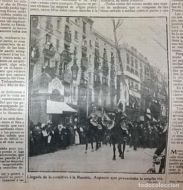 Collection Magazines and Newspapers: N&ordm; 1011 ABC 12 MARZO 1908. EL REY EN BARCELONA, UNIVERSIDAD Y RAMBLAS