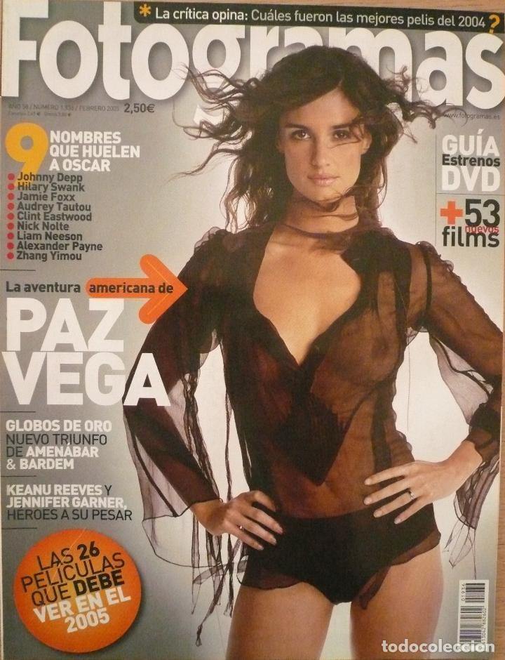 Collectionnisme de Revues et Journaux: FOTOGRAMAS / N&ordm; 1936 / FEBRERO 2005 / PORTADA: PAZ VEGA