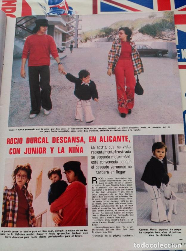 Coleccionismo de Revistas y Peri&oacute;dicos: ARTICULO ROCIO DURCAL CARMEN MORALES ANTONIO MORALES JUNIOR