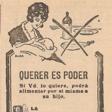 Coleccionismo de Revistas y Periódicos: PUBLICIDAD ALIMENTO MALTEADO OVOMALTINA - 1926