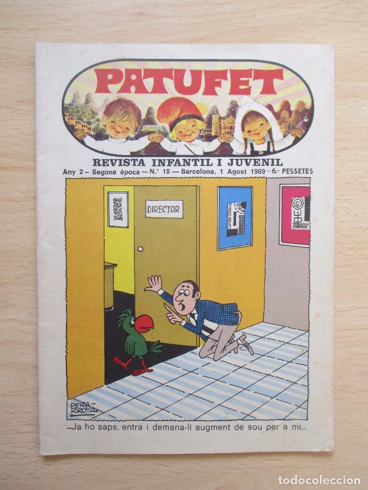 Coleccionismo de revistas y peri&oacute;dicos: Patufet (Revista infantil i juvenil) Any 2 &ndash; Segona &egrave;poca &ndash; N&ordm; 18 &ndash; 1 Agost 1969)