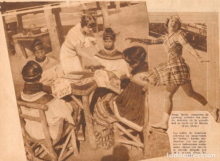 Coleccionismo de Revistas y Peri&oacute;dicos: Campeonato de bridge de indias de Seminola dirigidas por Miss Wilson - 1935