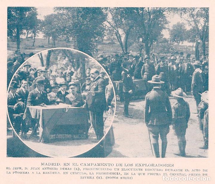 Collezionismo di Riviste e Giornali: * ESCUTISMO * SCOUTS * Campamento de exploradores; Juan A. Dimas,- 1926