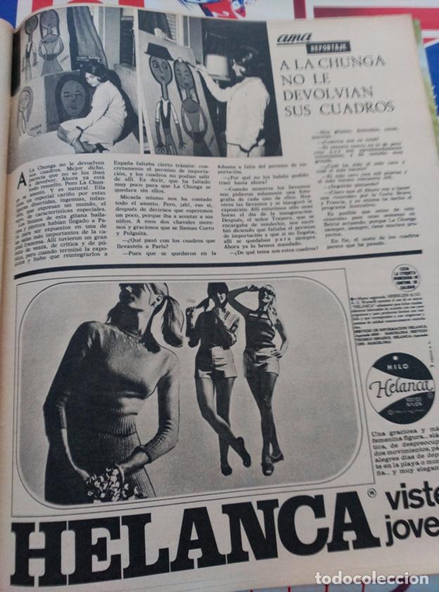 Coleccionismo de Revistas y Peri&oacute;dicos: anuncio MODA JOVEN HELANCA ARTICULO LOS CUADROS DE LA CHUNGA VUELVEN DE PARIS