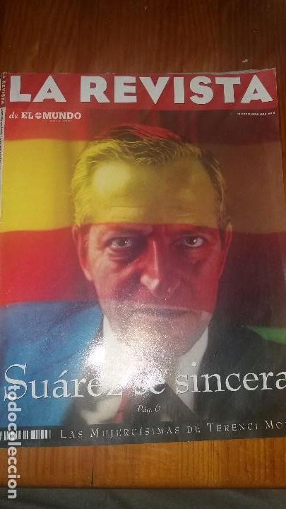 Collezionismo di Riviste e Giornali: La revista de el peri&oacute;dico Mundo. Portada Adolfo Su&aacute;rez a&ntilde;o 1995 N&deg; 5