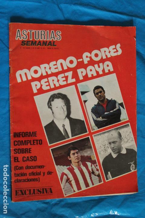 Coleccionismo de revistas y peri&oacute;dicos: ASTURIAS SEMANAL, N&ordm; 227, 8-10-1973, MORENO-FLORES, PEREZ PAYA