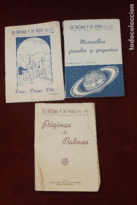 Collezionismo di Riviste e Giornali: LOTE 3 DE BROMA Y DE VERAS, 1944 NUMEEROS 383, 239 Y 387, EDITORIAL VIZCAINA