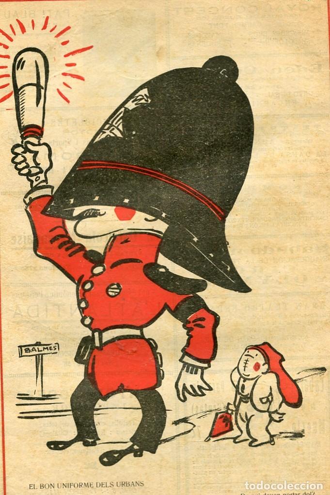 Collection Magazines and Newspapers: REVISTA ANY 1925 CARICATURA UNIFORME DE LA GUARDIA URBANA DE BARCELONA