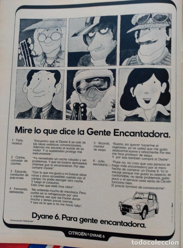Coleccionismo de Revistas y Peri&oacute;dicos: anuncio dyane 6 citroen