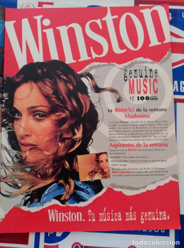Coleccionismo de Revistas y Peri&oacute;dicos: anuncio winston madonna frozen ray of light numero 1