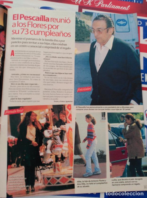 Coleccionismo de Revistas y Peri&oacute;dicos: articulo antonio gonzalez el pescailla lola flores alba rosario
