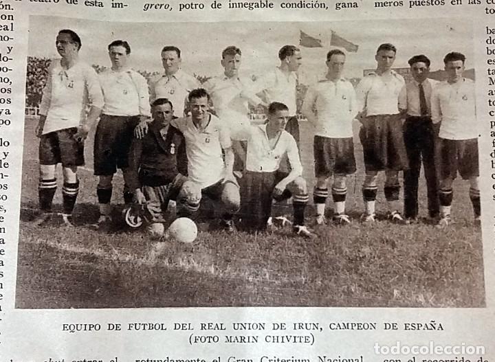 Coleccionismo de Revistas y Peri&oacute;dicos: N&ordm; 7803 ABC 2 ENERO 1928. CLUB REAL UNION DE IRUN - EFEMERIDES DEL 1927