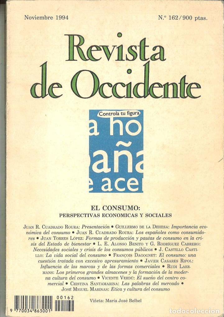 Collection Magazines and Newspapers: REVISTA DE OCCIDENTE NOVIEMBRE  1994 N&ordm; 162
