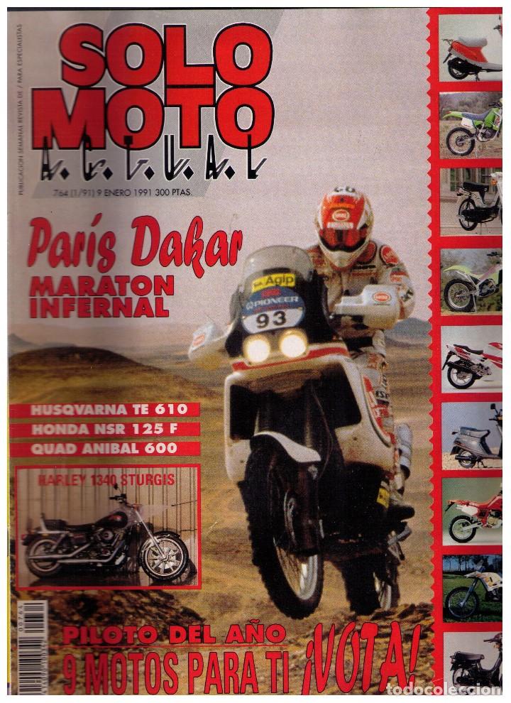 Coleccionismo de Revistas y Peri&oacute;dicos: (CA-022) - SOLO MOTO A.C.T.U.A.L. N&ordm; 764 - 1991