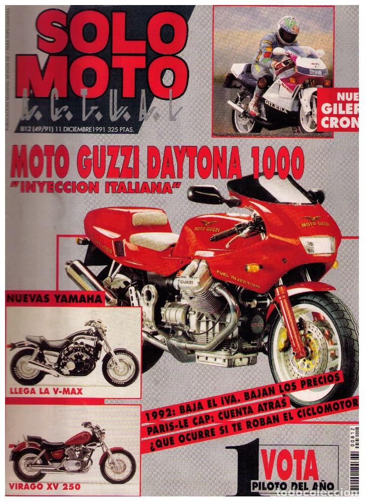 Coleccionismo de Revistas y Peri&oacute;dicos: (CA-022) - SOLO MOTO A.C.T.U.A.L. N&ordm; 812 - 1991