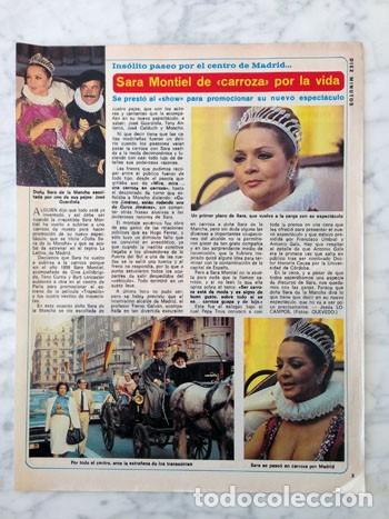 Coleccionismo de revistas y peri&oacute;dicos: REPORTAJE - SARA MONTIEL - 1981
