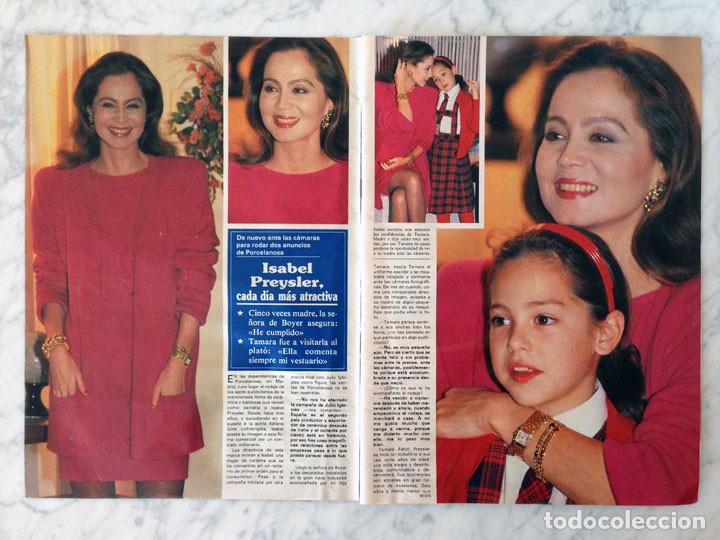 Coleccionismo de Revistas y Peri&oacute;dicos: REPORTAJE - ISABEL PREYSLER - 1989