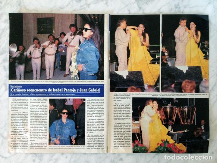 Coleccionismo de Revistas y Peri&oacute;dicos: REPORTAJE - ISABEL PANTOJA Y JUAN GABRIEL - 1989