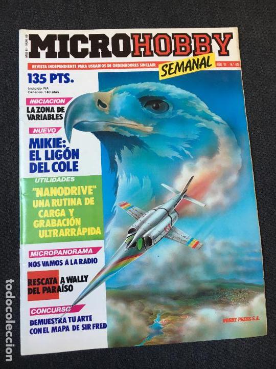 Coleccionismo de Revistas y Peri&oacute;dicos: Revista microhobby micro hobby numero n&ordm; 65