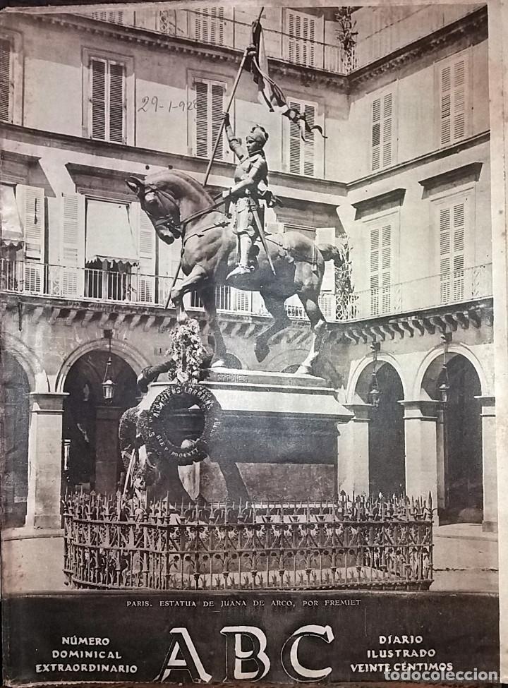 Coleccionismo de revistas y peri&oacute;dicos: N&ordm; 7827 ABC 29 ENERO 1928. DOMINICAL - MUERE BLAZCO IBA&Ntilde;EZ - PELIGRO EN TORRE PISA
