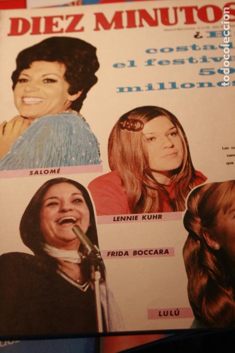 Coleccionismo de Revistas y Peri&oacute;dicos: EUROVISION  SALOME LULU EL CORDOBES  PALOMO LINARES LINDA HAYDEN ANA MARIA PIER ANGELI  1969