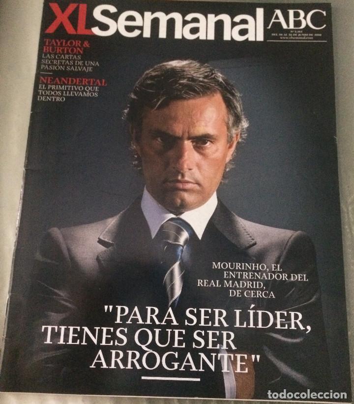 Coleccionismo de Revistas y Peri&oacute;dicos: Revista 'XL Semanal ABC', n&ordm; 1182. 20 de Junio de 2010. Mourinho en portada.