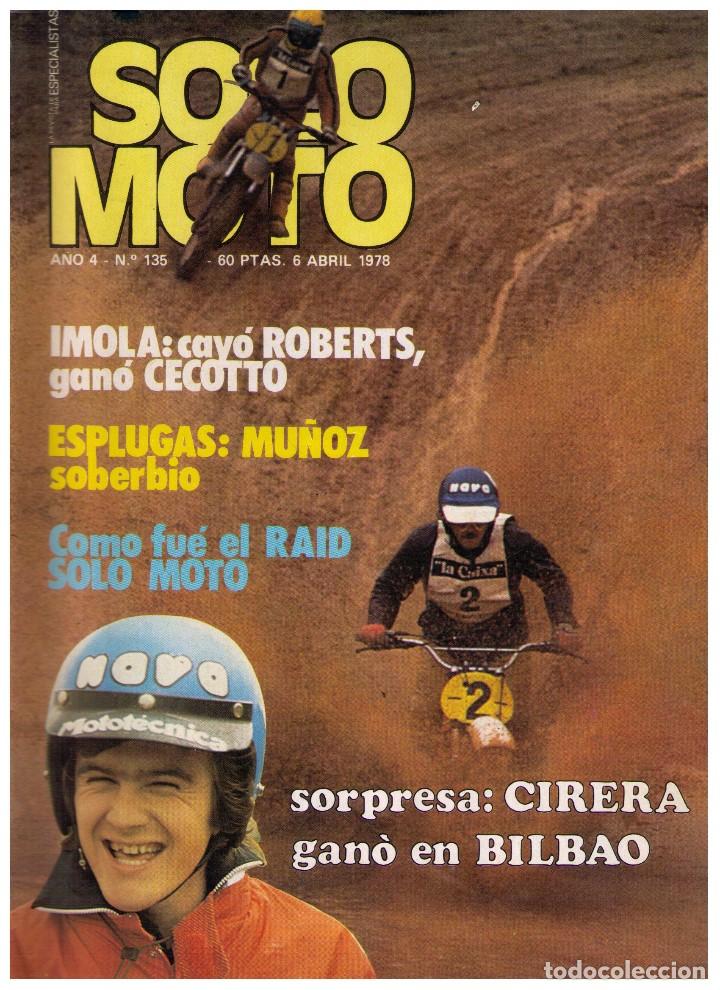 Coleccionismo de Revistas y Peri&oacute;dicos: (CA-021) - SOLO MOTO N&ordm; 135 - 1978