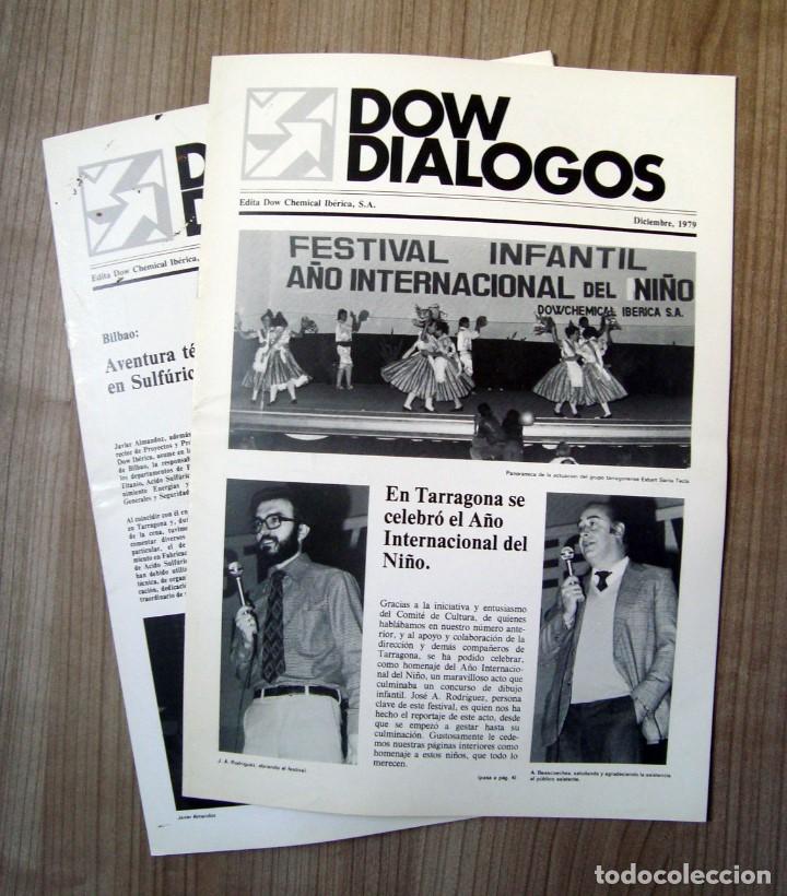 Coleccionismo de Revistas y Peri&oacute;dicos: Lote 2 revista dow dialogos 1979 - fabrica dow chemical iberica