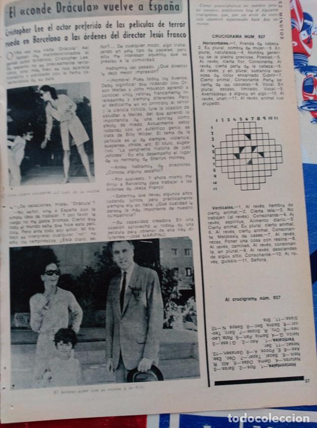 Coleccionismo de revistas y peri&oacute;dicos: cristopher lee dracula en espa&ntilde;a - Foto 1