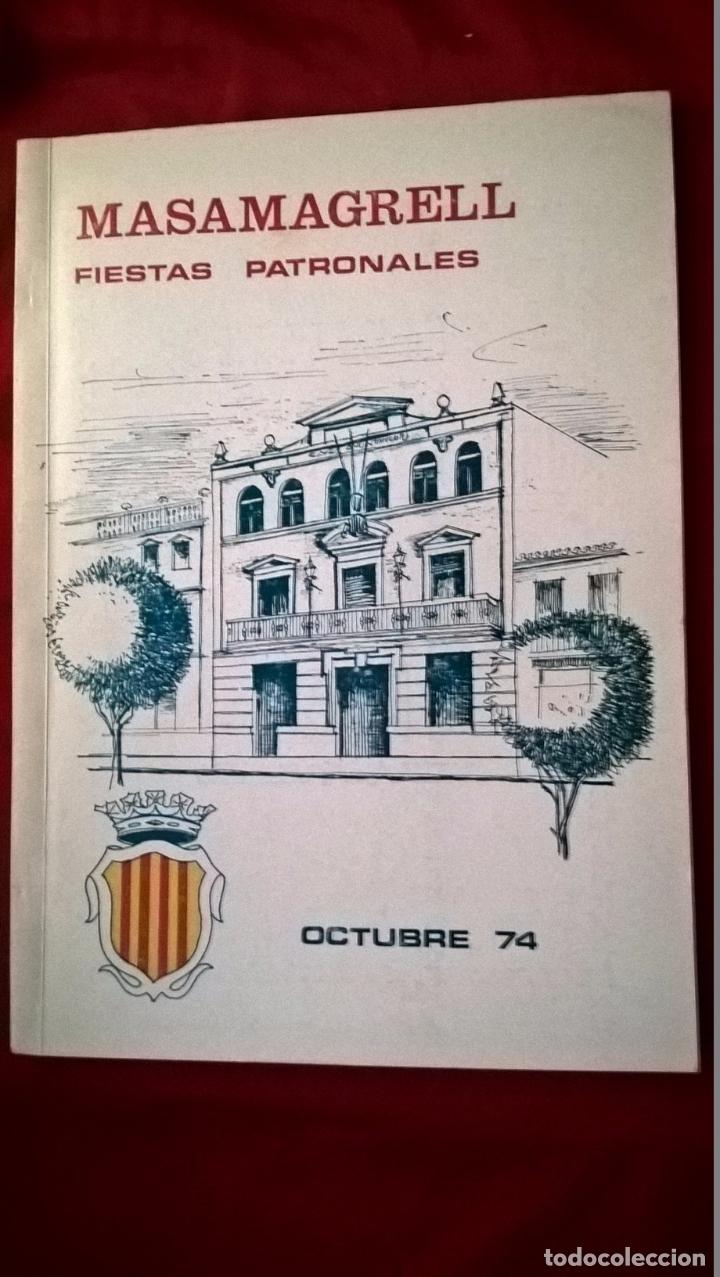 Collectionnisme de Revues et Journaux: Masamagrell (Valencia) Fiestas patronales de 1974