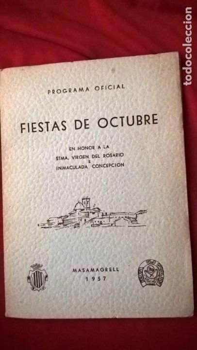 Coleccionismo de Revistas y Peri&oacute;dicos: Masamagrell (Valencia) Fiestas patronales de 1957
