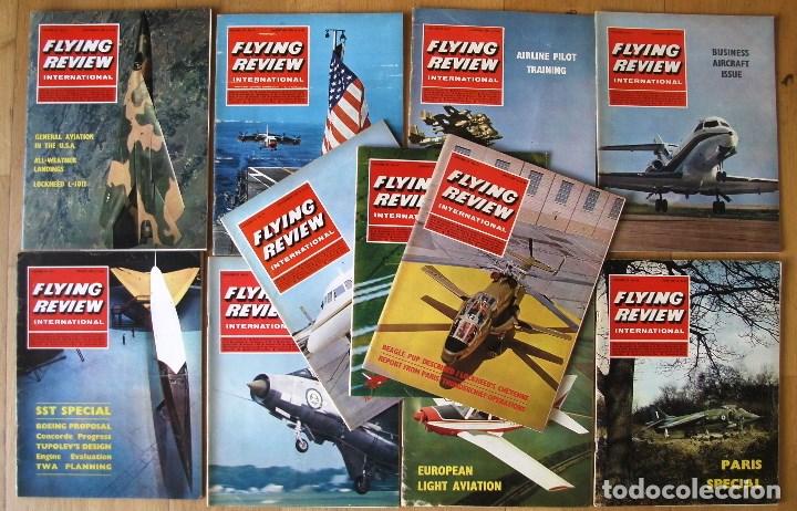 Coleccionismo de Revistas y Peri&oacute;dicos: lote 11 revistas inglesas de aviacion - royal air force flying review - 1967