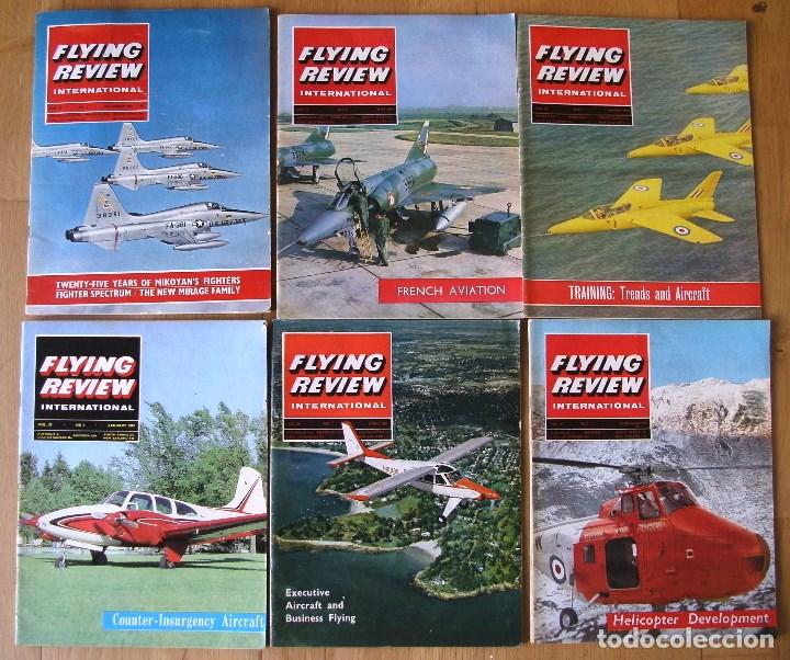 Sammeln von Zeitschriften und Zeitungen: lote 6 revistas inglesas de aviacion - royal air force flying review - 1965