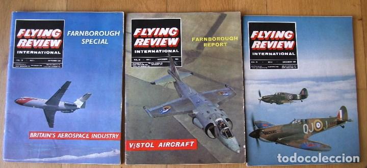 Coleccionismo de Revistas y Peri&oacute;dicos: lote 3 revistas inglesas de aviacion - royal air force flying review - 1964