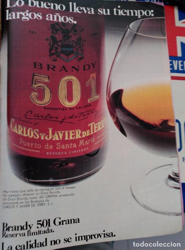 Coleccionismo de Revistas y Peri&oacute;dicos: anuncio brandy 501