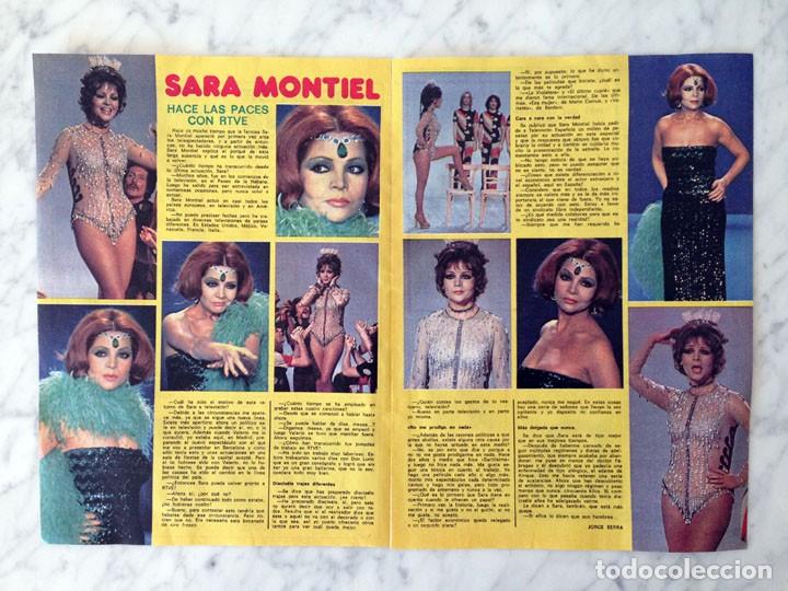 Coleccionismo de revistas y peri&oacute;dicos: REPORTAJE - SARA MONTIEL - 1977