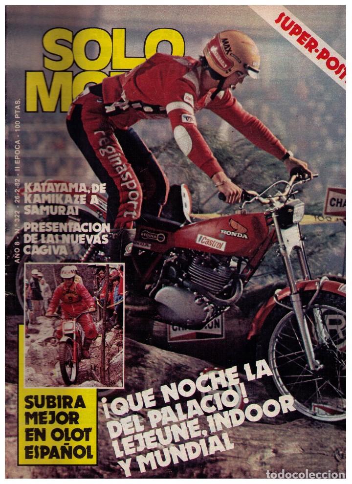 Coleccionismo de Revistas y Peri&oacute;dicos: (CA-021) - SOLO MOTO N&ordm; 322 - 1982