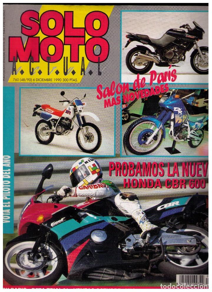 Coleccionismo de Revistas y Peri&oacute;dicos: (CA-022) - SOLO MOTO A.C.T.U.A.L. N&ordm; 760 - 1990