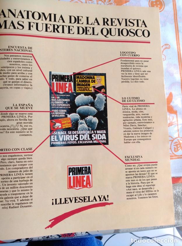 Coleccionismo de Revistas y Peri&oacute;dicos: ANUNCIO PRIMERA LINEA MADONNA