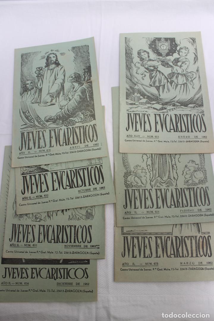Collectionnisme de Revues et Journaux: LOTE 7  REVISTAS JUEVES EUCARISTICOS, A&Ntilde;O 1962, EDIT. ZARAGOZA