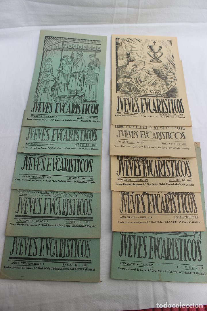 Collection Magazines and Newspapers: LOTE 10 REVISTAS JUEVES EUCARISTICOS, A&Ntilde;O 1961, EDIT. ZARAGOZA
